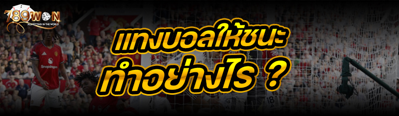 แทงบอลให้ชนะ ทำอย่างไร ?