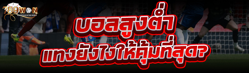 บอลสูงต่ำ แทงยังไงให้คุ้มที่สุด? 